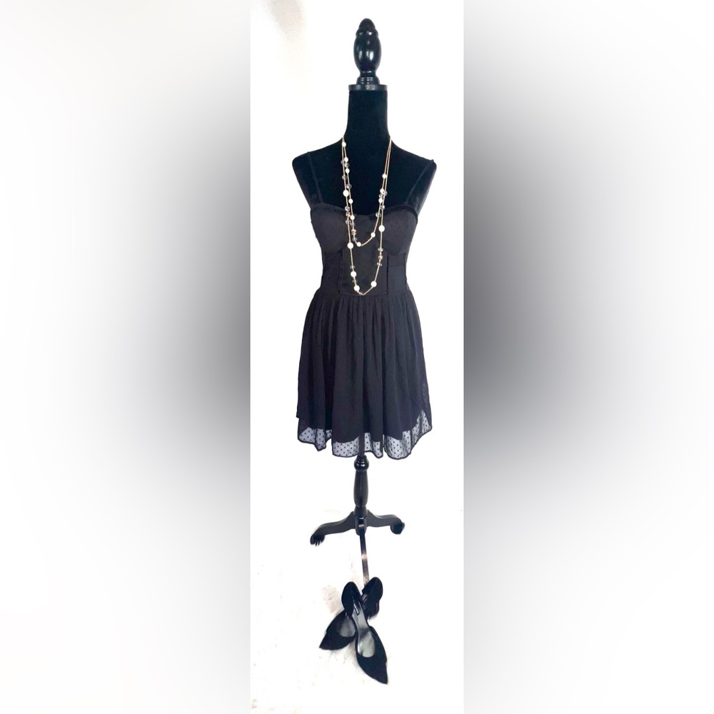 Mini black dress